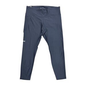 Downpour Gray - Under Armour Women's Heatgear High Rise No Slip Waist Moisture W